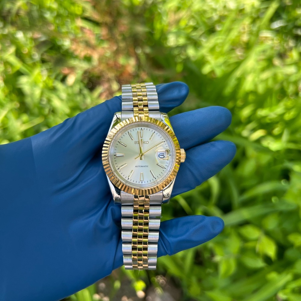 2 tone 39mm nh35